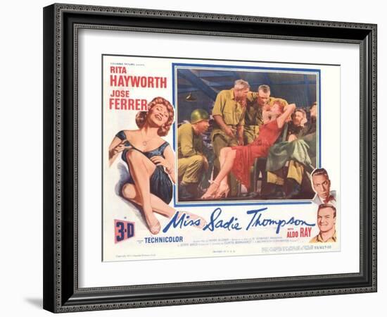 Miss Sadie Thompson, 1953-null-Framed Art Print