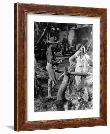 Miss Sadie Thompson by Raoul Walsh with Gloria Swanson, 1928, 1928-null-Framed Photo