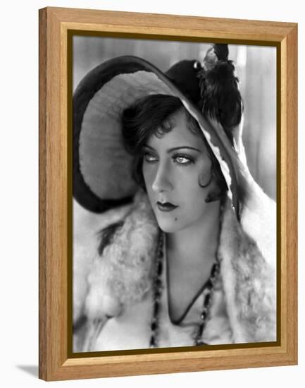 Miss Sadie Thompson by Raoul Walsh with Gloria Swanson, 1928 (b/w photo)-null-Framed Stretched Canvas