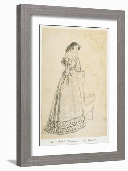 Miss Sarah Brown, Later the Wife of Sir Joseph Paxton-William Henry Hunt-Framed Giclee Print