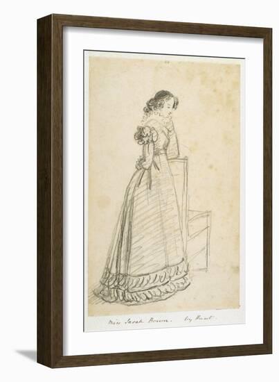 Miss Sarah Brown, Later the Wife of Sir Joseph Paxton-William Henry Hunt-Framed Giclee Print