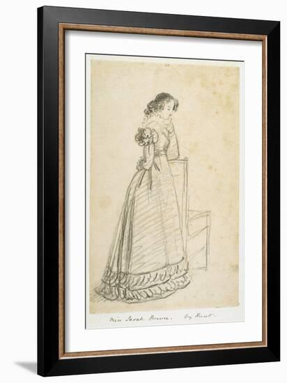 Miss Sarah Brown, Later the Wife of Sir Joseph Paxton-William Henry Hunt-Framed Giclee Print