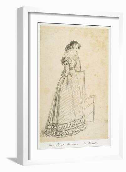 Miss Sarah Brown, Later the Wife of Sir Joseph Paxton-William Henry Hunt-Framed Giclee Print