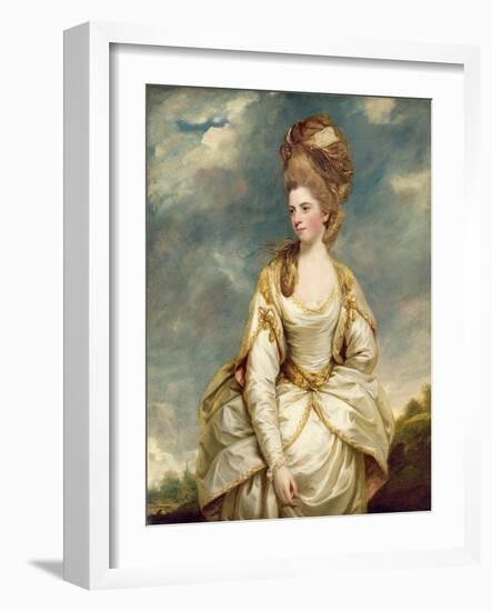 Miss Sarah Campbell, 1777-78-Sir Joshua Reynolds-Framed Giclee Print