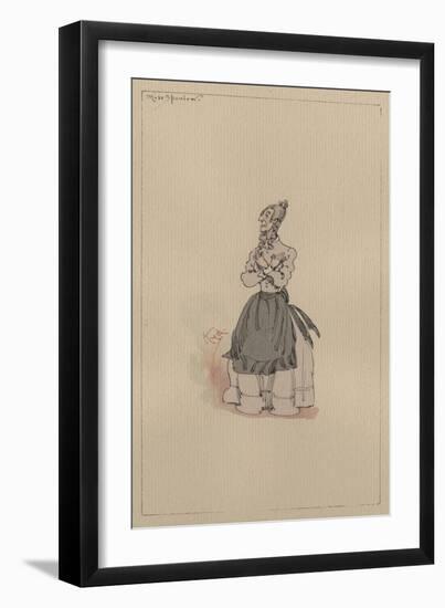 Miss Spenlow, C.1920s-Joseph Clayton Clarke-Framed Giclee Print