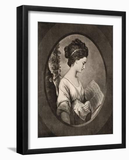 Miss Stephenson, Late 18th Century-W Dickinson-Framed Giclee Print