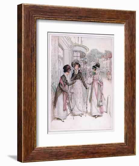 Miss Susan: They Have Suspected for a Week-Hugh Thomson-Framed Giclee Print