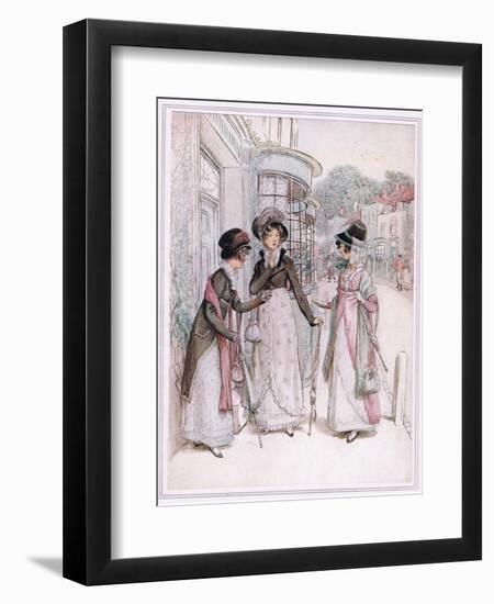 Miss Susan: They Have Suspected for a Week-Hugh Thomson-Framed Giclee Print