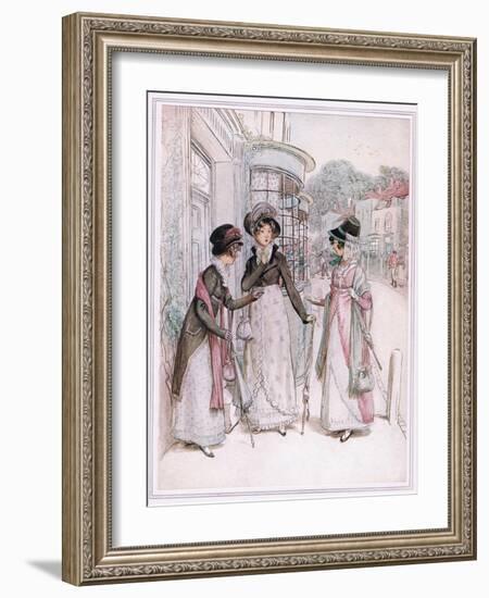 Miss Susan: They Have Suspected for a Week-Hugh Thomson-Framed Giclee Print