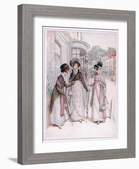Miss Susan: They Have Suspected for a Week-Hugh Thomson-Framed Giclee Print