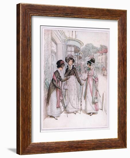 Miss Susan: They Have Suspected for a Week-Hugh Thomson-Framed Giclee Print