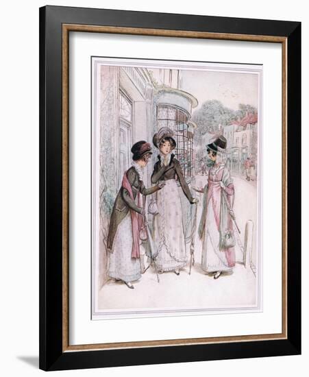 Miss Susan: They Have Suspected for a Week-Hugh Thomson-Framed Giclee Print