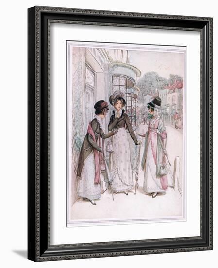 Miss Susan: They Have Suspected for a Week-Hugh Thomson-Framed Giclee Print