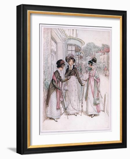 Miss Susan: They Have Suspected for a Week-Hugh Thomson-Framed Giclee Print
