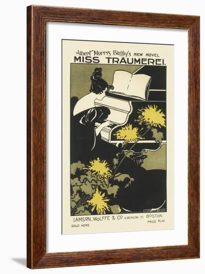 Miss Traumerei, Albert Morris Bagby's New Novel-Monica Reed-Framed Premium Giclee Print