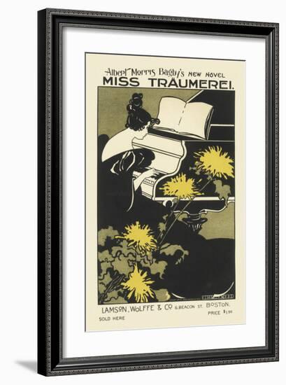 Miss Traumerei, Albert Morris Bagby's New Novel-Monica Reed-Framed Premium Giclee Print