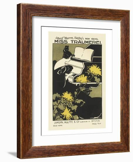 Miss Traumerei, Albert Morris Bagby's New Novel-Monica Reed-Framed Art Print