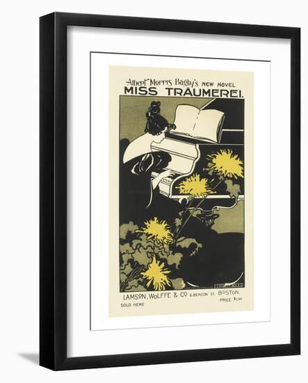 Miss Traumerei, Albert Morris Bagby's New Novel-Monica Reed-Framed Art Print