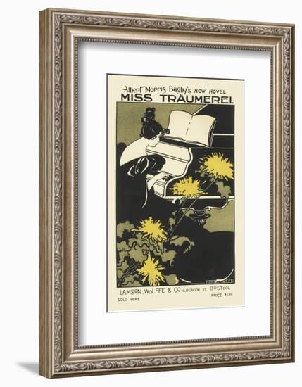 Miss Traumerei, Albert Morris Bagby's New Novel-Monica Reed-Framed Art Print