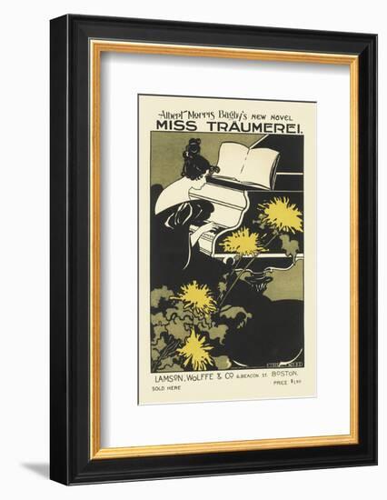 Miss Traumerei, Albert Morris Bagby's New Novel-Monica Reed-Framed Art Print