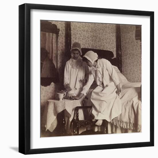 Miss Van Buren and Miss Willoughbly, c.1890-Thomas Cowperthwait Eakins-Framed Photographic Print