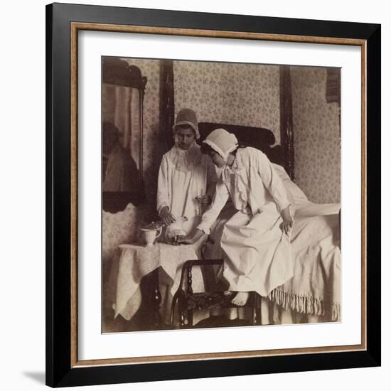 Miss Van Buren and Miss Willoughbly, c.1890-Thomas Cowperthwait Eakins-Framed Photographic Print