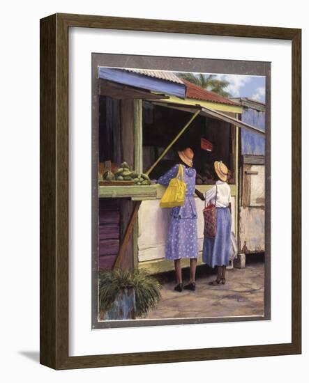 Miss Violet And Daisy-Bill Makinson-Framed Giclee Print