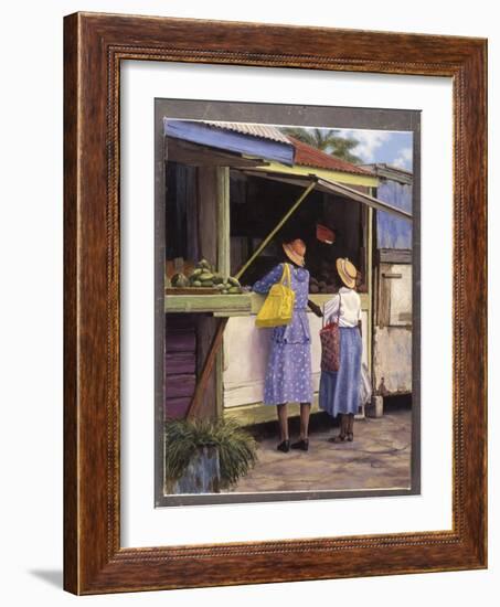 Miss Violet And Daisy-Bill Makinson-Framed Giclee Print