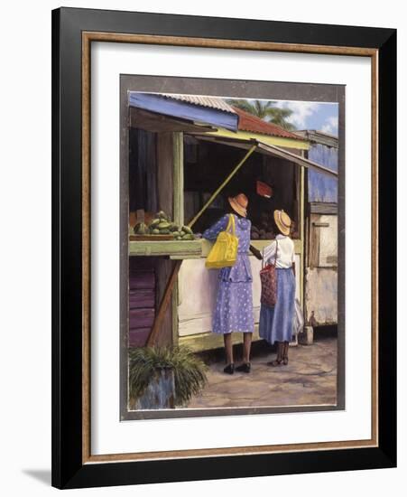 Miss Violet And Daisy-Bill Makinson-Framed Giclee Print