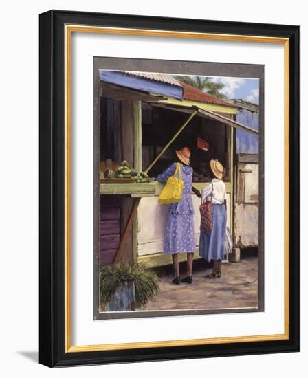 Miss Violet And Daisy-Bill Makinson-Framed Giclee Print