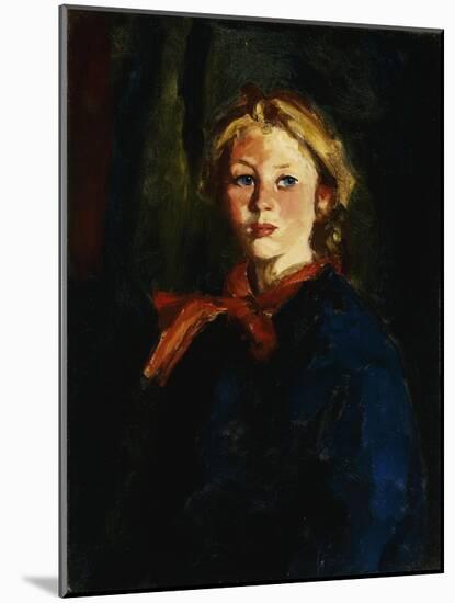 Miss Violet Organ (Katie McNamara)-Robert Henri-Mounted Giclee Print