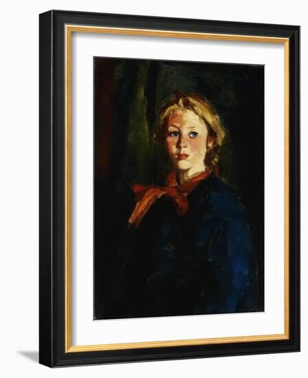 Miss Violet Organ (Katie McNamara)-Robert Henri-Framed Giclee Print