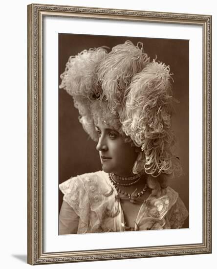 Miss Wadman, British Actress, 1888-Ernest Barraud-Framed Photographic Print