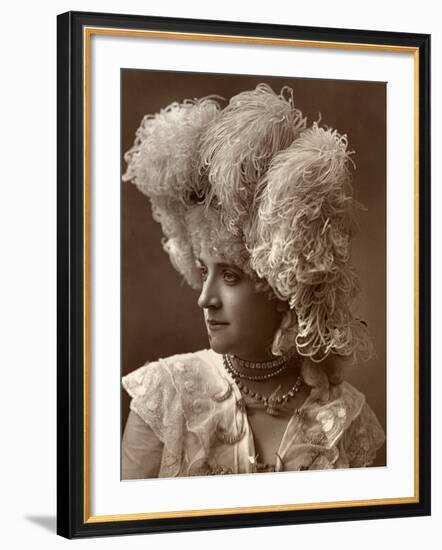 Miss Wadman, British Actress, 1888-Ernest Barraud-Framed Photographic Print