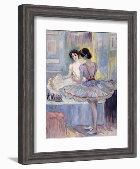 Miss Zambelli in Her Dressing Room; Mademoiselle Zambelli Dans Sa Loge, 1912-Henri Lebasque-Framed Giclee Print