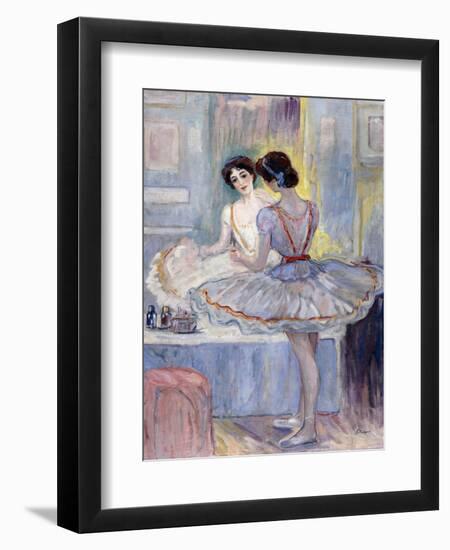 Miss Zambelli in Her Dressing Room; Mademoiselle Zambelli Dans Sa Loge, 1912-Henri Lebasque-Framed Giclee Print