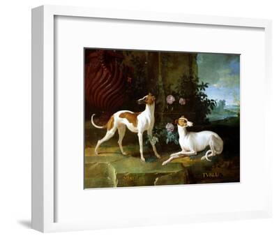 Jean Oudry Misse and Turlu Two Greyhounds Vintage Fine Art Print