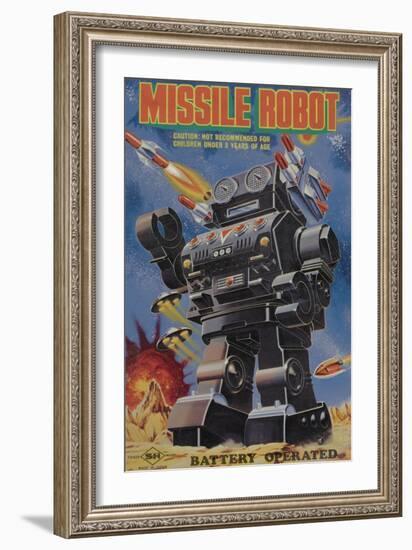 Missile Robot-null-Framed Premium Giclee Print