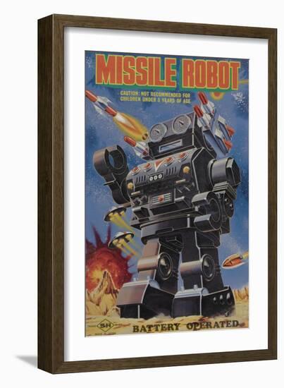 Missile Robot-null-Framed Premium Giclee Print