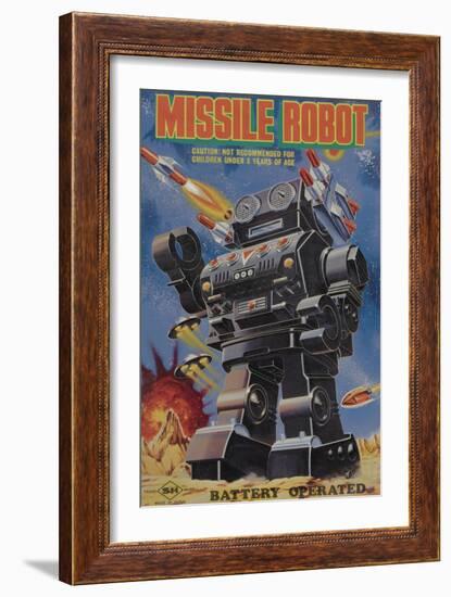 Missile Robot-null-Framed Premium Giclee Print