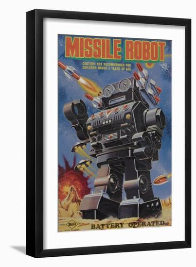 Missile Robot-null-Framed Premium Giclee Print