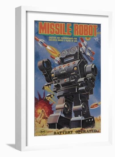 Missile Robot-null-Framed Premium Giclee Print