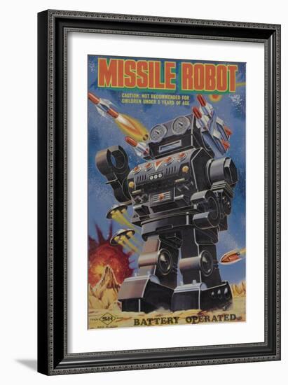 Missile Robot-null-Framed Premium Giclee Print