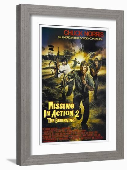 Missing in Action 2: The Beginning, Chuck Norris, 1985, © Cannon films/courtesy Everett Collection-null-Framed Art Print