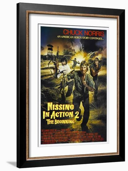 Missing in Action 2: The Beginning, Chuck Norris, 1985, © Cannon films/courtesy Everett Collection-null-Framed Art Print