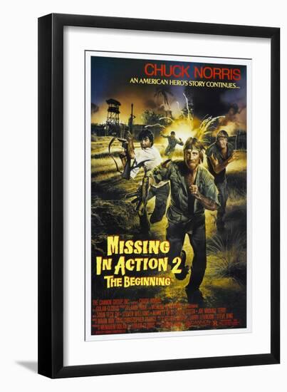 Missing in Action 2: The Beginning, Chuck Norris, 1985, © Cannon films/courtesy Everett Collection-null-Framed Art Print