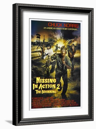 Missing in Action 2: The Beginning, Chuck Norris, 1985, © Cannon films/courtesy Everett Collection-null-Framed Art Print