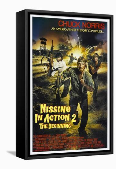 Missing in Action 2: The Beginning, Chuck Norris, 1985, © Cannon films/courtesy Everett Collection-null-Framed Stretched Canvas
