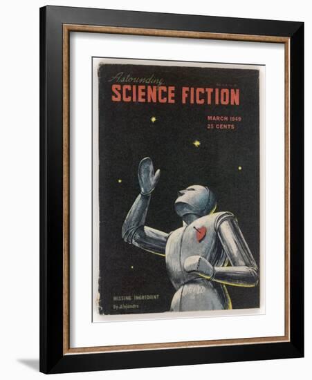 "Missing Ingredient," the Robot is Missing a Heart-null-Framed Photographic Print