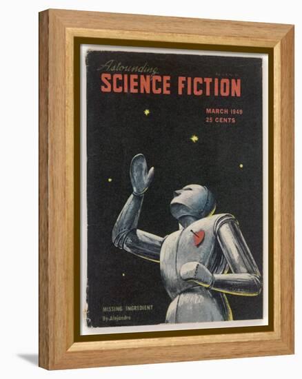 "Missing Ingredient," the Robot is Missing a Heart-null-Framed Premier Image Canvas